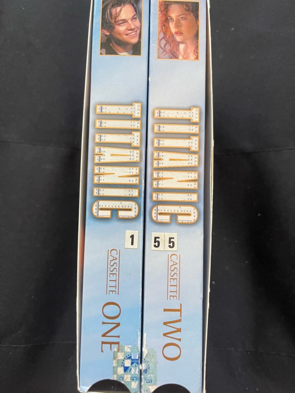 Titanic VHS Movie Sleeve - Blue & Gold Cover